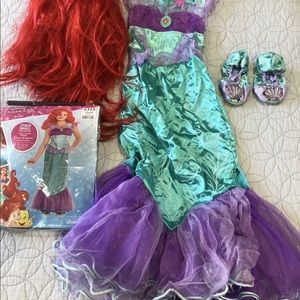 DISNEY PRINCESS LITTLE MERMAID GIRLS SIZE 4-6